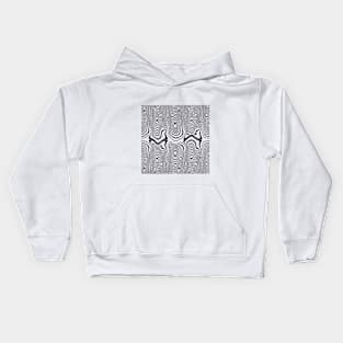 Glitch and displace Kids Hoodie